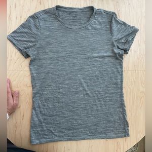 Icebreaker Merino Tee Women’s Size M Heather Grey
